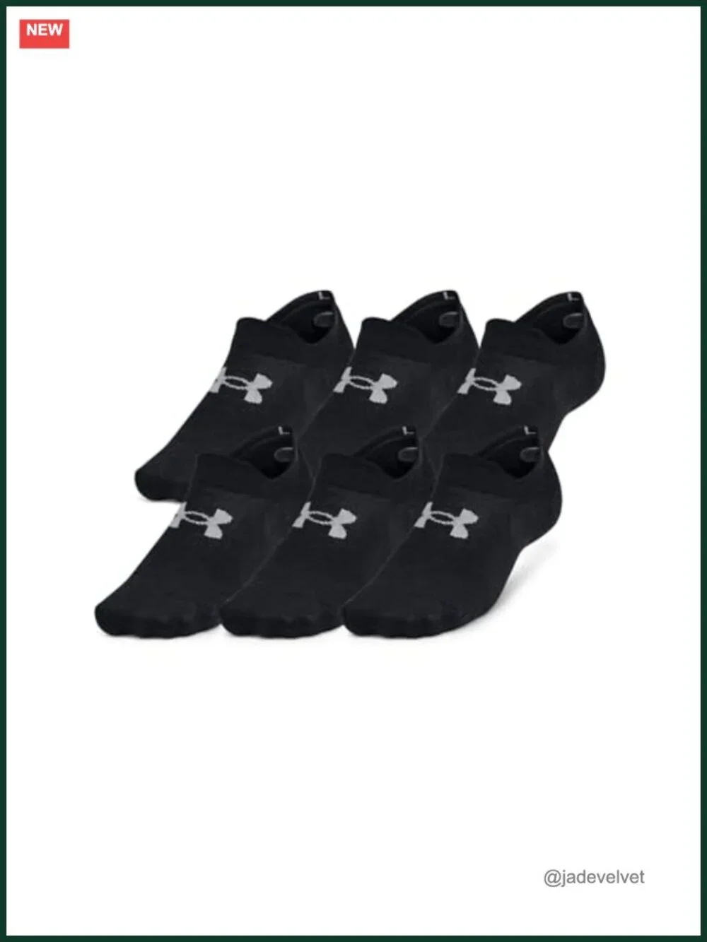 Ultra Low Tab Socks 6-Pack Moisture Wicking Athletic Socks